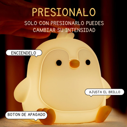 Lampara de noche de pinguino